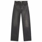 Levi's Women's Levis Ribcage Full Length Jeans in Static Noise Overload