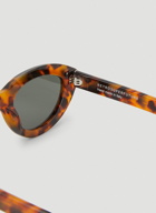 Cocca Spotted Havana Sunglasses in Brown