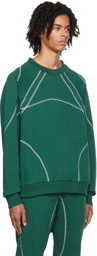 Saul Nash Green Overlock Stitch Sweatshirt