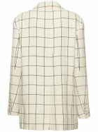 ROCHAS Macro Check Canvas Over Jacket