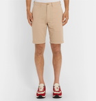 Beams Plus - Ivy Slim-Fit Cotton-Seersucker Shorts - Men - Tan