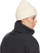JACQUEMUS Off-White 'The Tourni' Beanie
