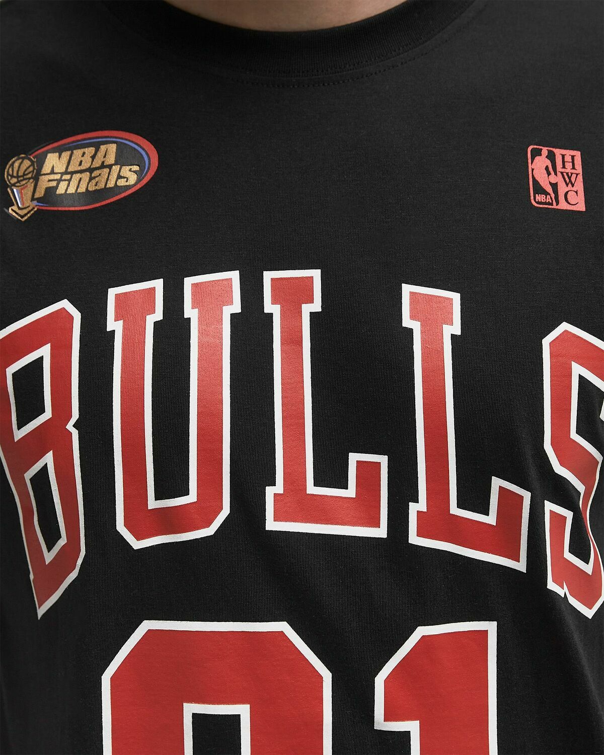 Mitchell & Ness NBA N&N TEE CHICAGO BULLS DENNIS RODMAN Black Mens Shortsleeves/Team Tee