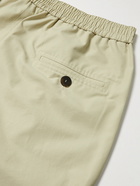 Studio Nicholson - Tapered Pleated Cotton-Blend Trousers - Neutrals