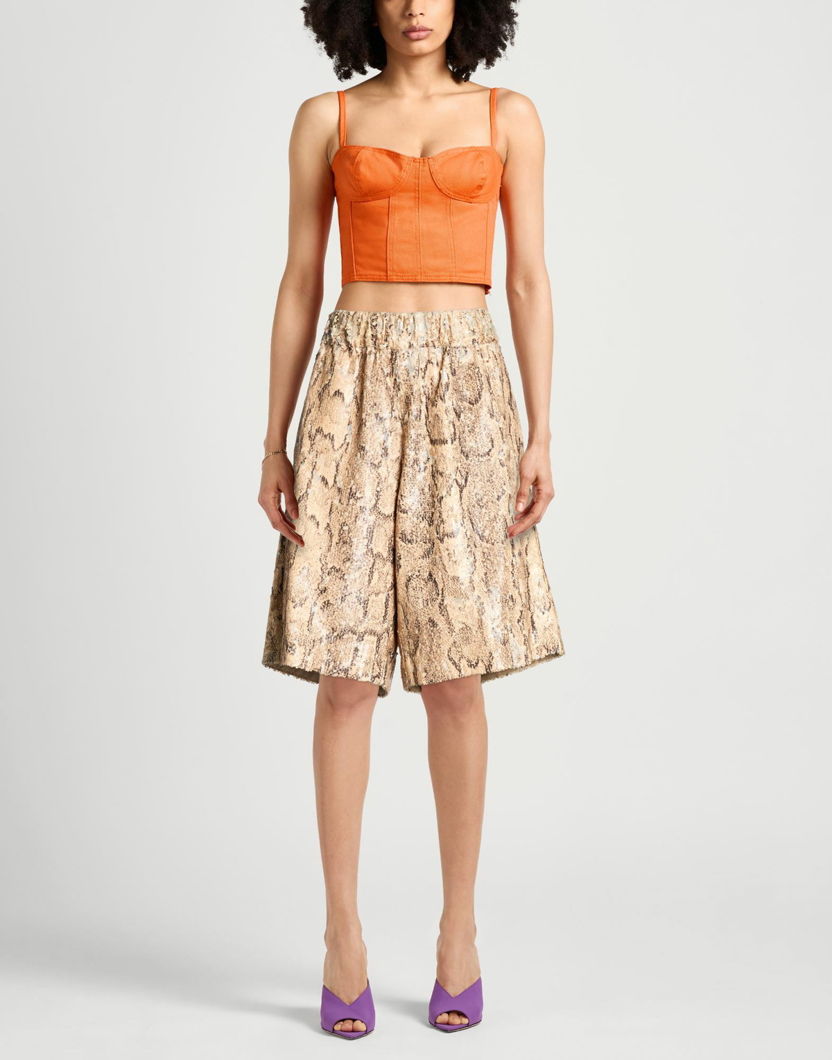 Dries Van Noten Womens Shorts & Bermuda Shorts Sand