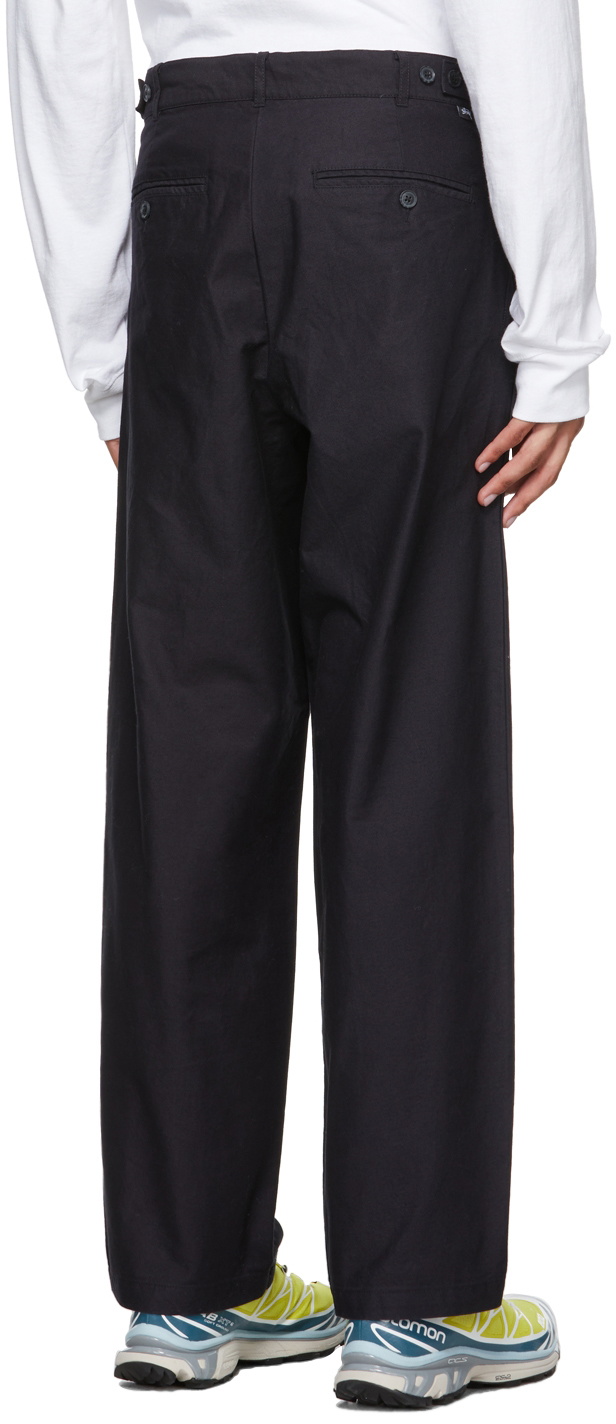 Stüssy Black Volume Pleated Trousers Stussy