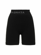 NAGNATA Ballet Wool Blend Mini Shorts
