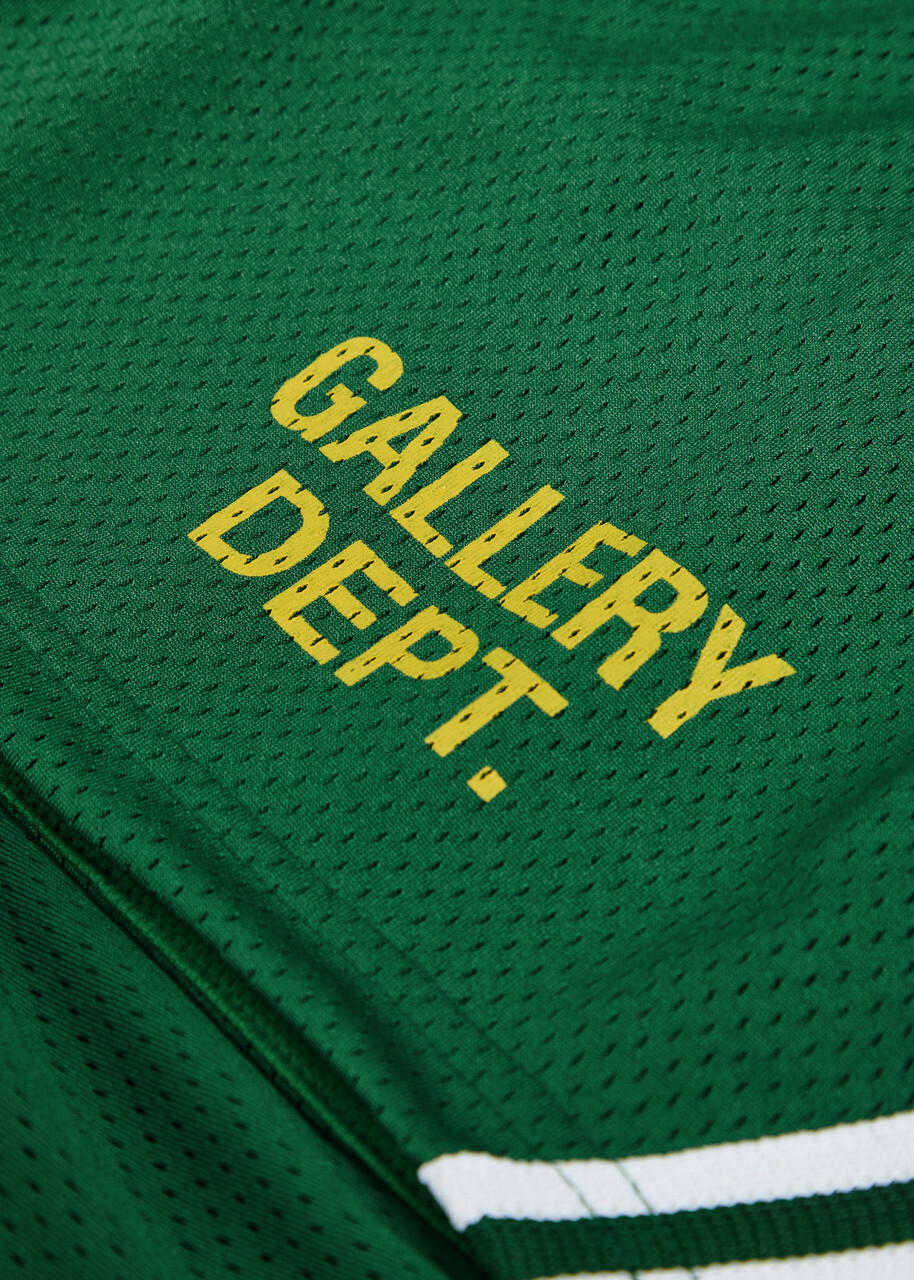 Gallery Dept. Striped Mesh Shorts Green