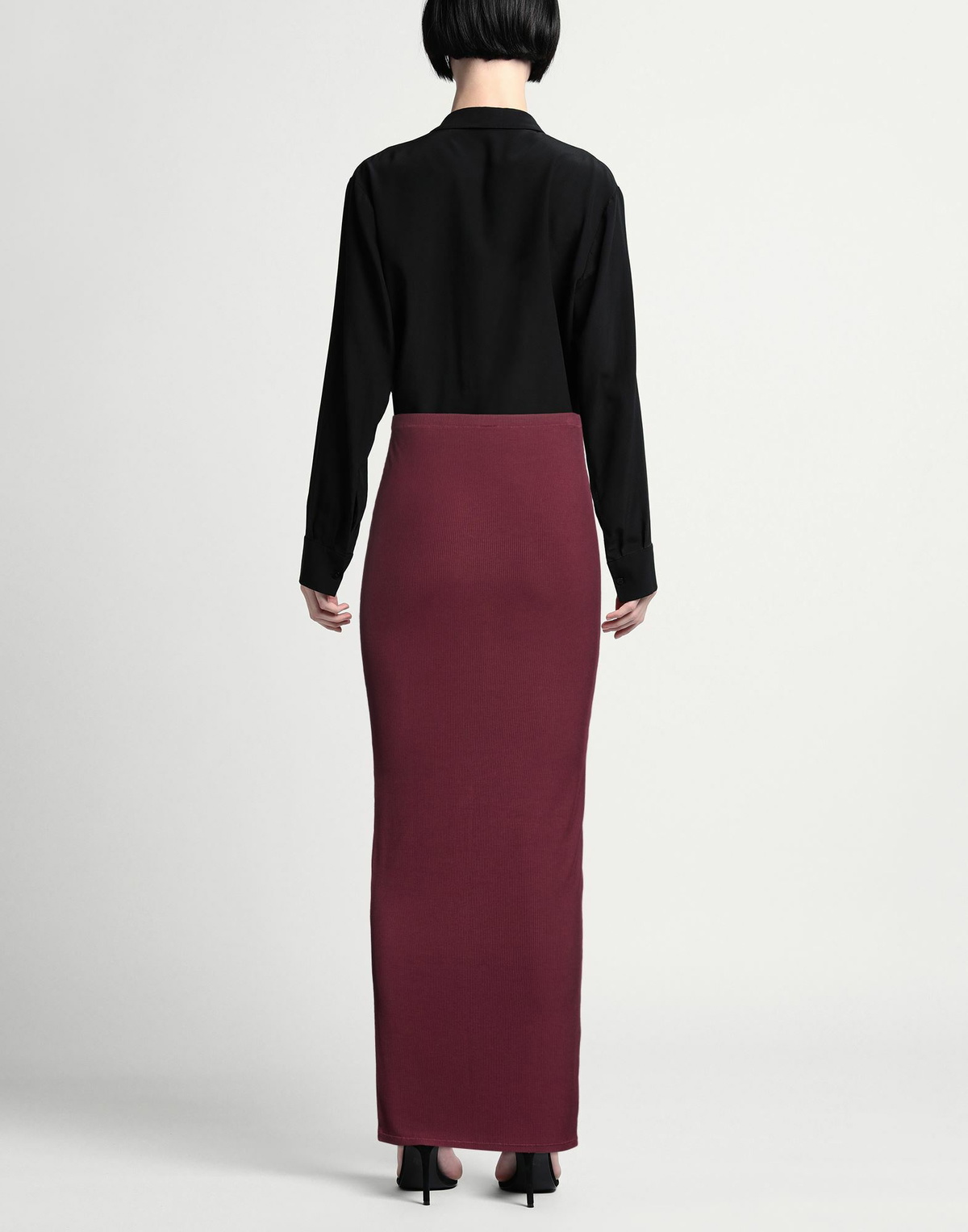 Skims Womens Maxi skirt Burgundy