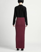 Skims Womens Maxi skirt Burgundy