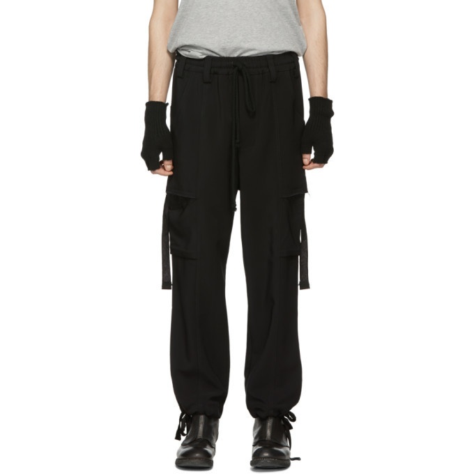 Photo: Song for the Mute Black Elasticized Cargo Pants