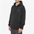 Fred Perry x Raf Simons Patch Popover Hoody in Black