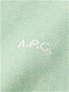A.P.C. - Fynn Logo-Embroidered Cotton Polo Shirt - Green