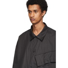 N.Hoolywood Black Detachable Pocket Shirt