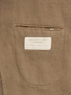 Massimo Alba - Baglietto Cotton and Linen-Blend Blazer - Brown