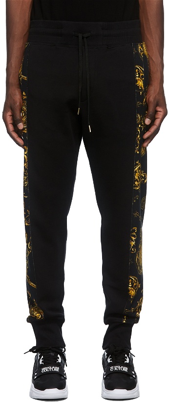 Photo: Versace Jeans Couture Black Regalia Baroque Sweatpants