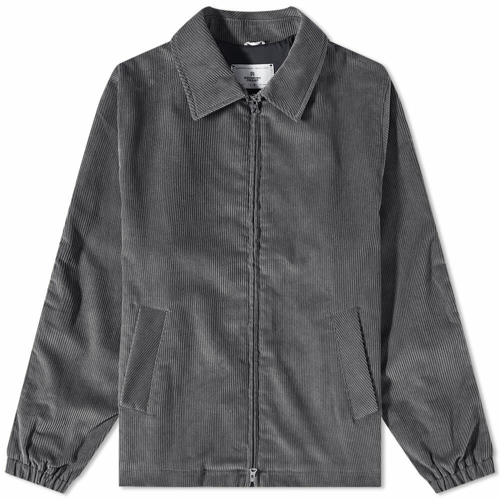 Photo: Reigning Champ Men's Cord Coach Jacket in Midnight