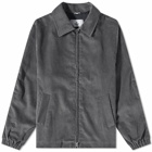 Reigning Champ Men's Cord Coach Jacket in Midnight