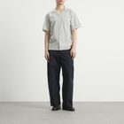 Foret Men's Peer Seersucker Vacation Shirt in Light Blue Stripe