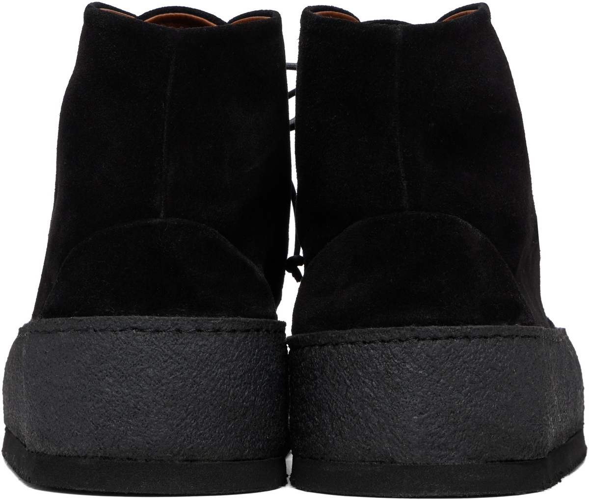 Marsèll Black Parapana Leather Ankle Boots