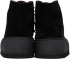 Marsèll Black Parapana Leather Ankle Boots