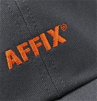 AFFIX - Logo-Embroidered Cotton-Twill Baseball Cap - Gray