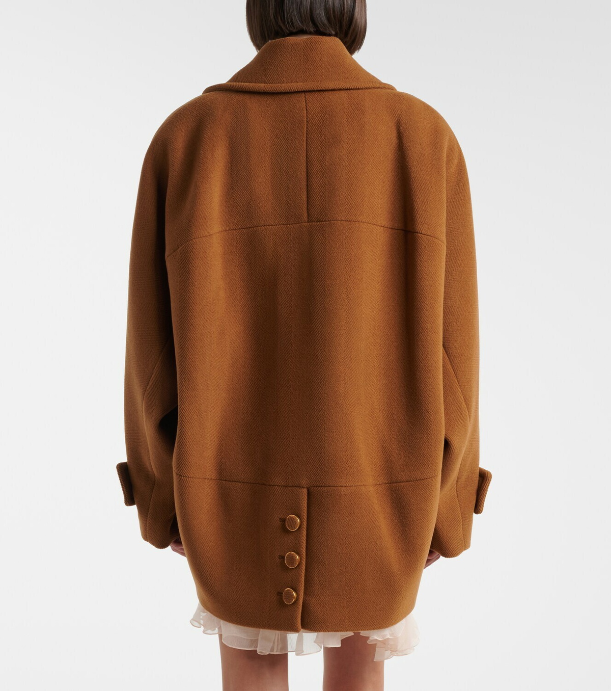 Chloé Double-breasted virgin-wool coat
