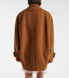 Chloé Double-breasted virgin-wool coat