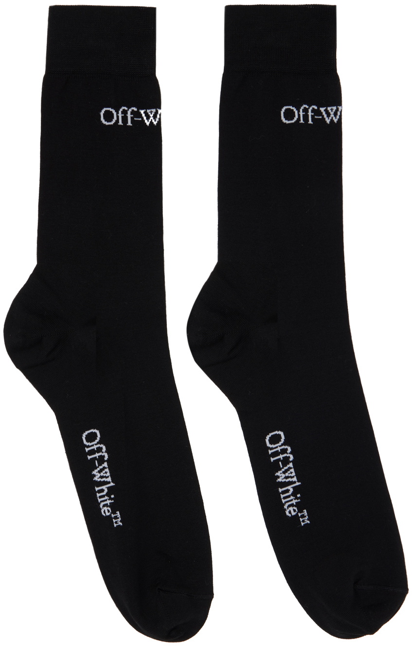 Off-White Black Logo Socks Off-White