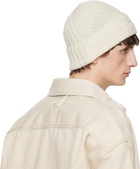 JACQUEMUS Off-White 'The Tourni' Beanie