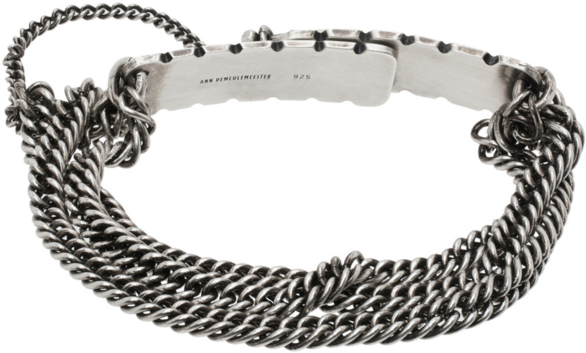 Ann Demeulemeester Silver Constance Bracelet