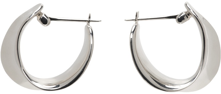 Photo: AGMES Silver Mini Laila Hoop Earrings