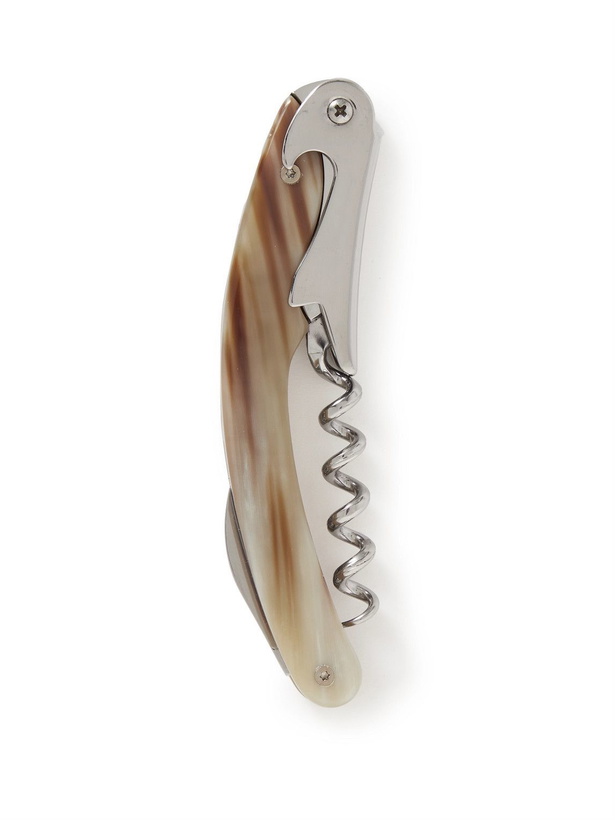 Photo: Brunello Cucinelli - Stainless Steel and Horn Corkscrew