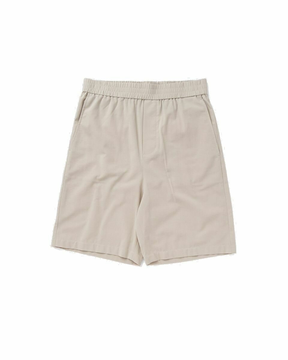 Photo: Ami Paris Elasticated Waist Bermuda Beige - Mens - Casual Shorts