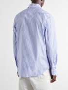 Husbands - Striped Supima Cotton-Poplin Shirt - Blue