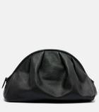 The Row Charlotte Small leather clutch