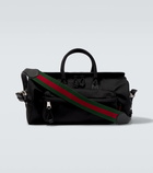 Gucci Web Stripe Medium logo duffel bag