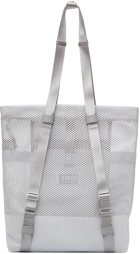 132 5. ISSEY MIYAKE Grey Kago Tote