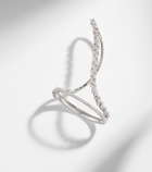 Yeprem 18kt white gold bracelet with diamonds