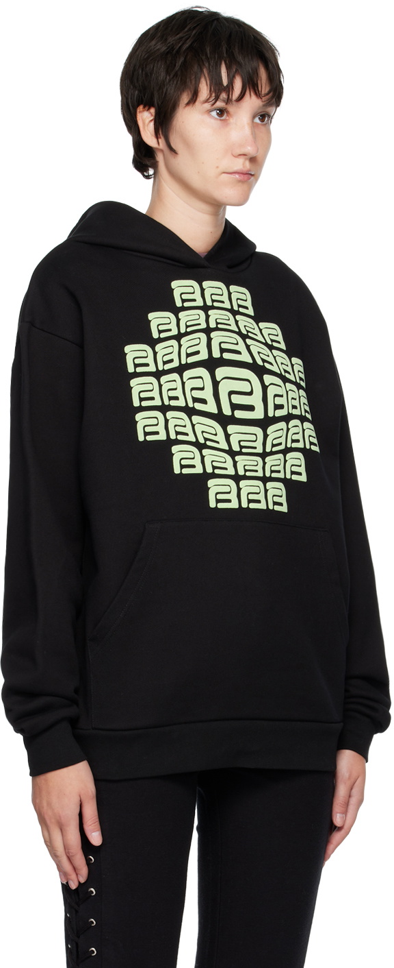 BARRAGÁN Black Fish Eye Hoodie
