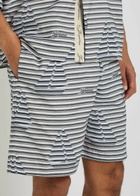 Jacquemus Le Short Caleçon Striped Jacquard Cotton Shorts Multicoloured