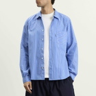 YMC Men's Curtis Shirt in Blue Multi