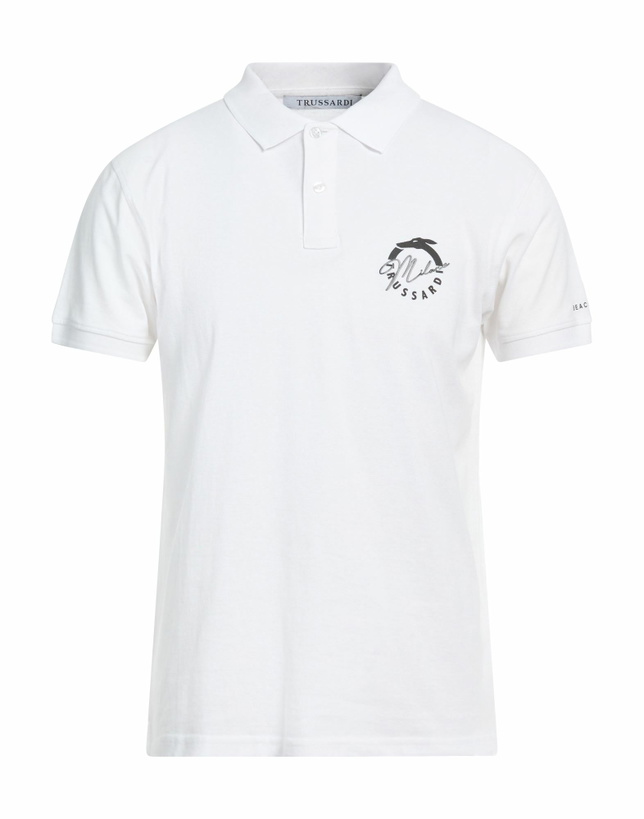 Photo: Trussardi Mens Polo shirt in White
