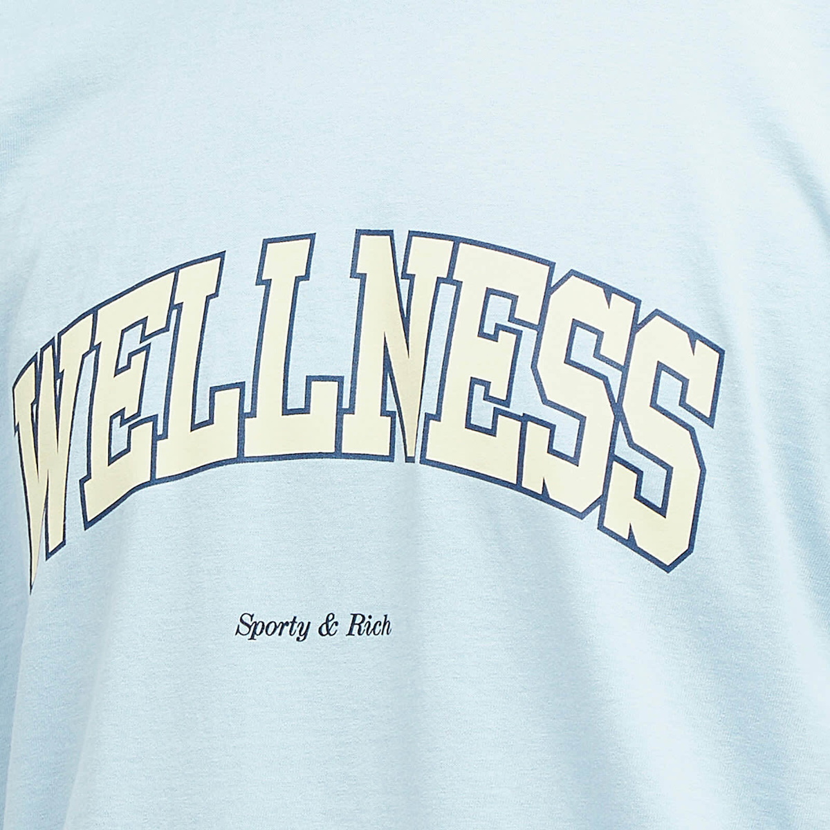 Sporty&Rich｜ (Wellness Ivy T-Shirt China - Blue/Almond/ Wellness Ivy Kids T-Shirt - China Blue/Almond – Sporty & Rich