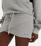 The Attico Cotton jersey sweatshirt dress