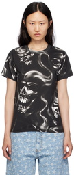 Stockholm (Surfboard) Club Black Airbrush T-Shirt