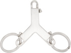 Rick Owens Silver Concordians Small Cerberus Keychain