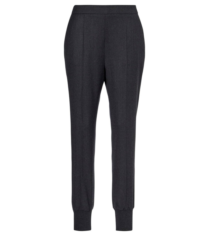 Photo: Stella McCartney Mid-rise wool tapered sweatpants