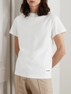 Jil Sander - Set of Three Organic Cotton-Jersey T-Shirt - White