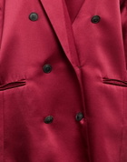 Magda Butrym Womens Blazer Burgundy